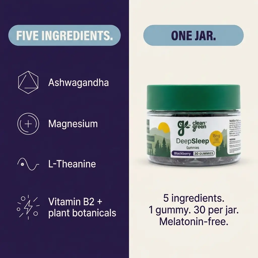 DeepSleep Gummies jar